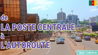 Yaoundé  Cameroun Direction lautoroute de Nsimalen  Trajet Cameroun [upl. by Camden673]