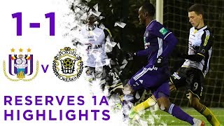 Reserves 1A RSCA 11 Lokeren Highlights 29102018 [upl. by Niletac]