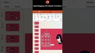 PowerPoint Animation Tutorial Creating Interactive Character Poses using Morph [upl. by Filia]