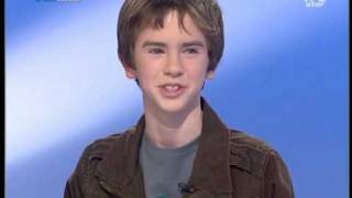 Interview de Freddie Highmore quotAugust Rushquot 23 [upl. by Saunders]