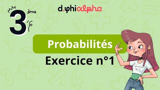 Exercice corrigé  Probabilités 3ème [upl. by Atterol]