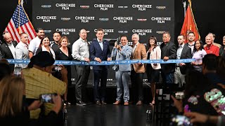 Cherokee Nation celebrates expansion of Cherokee Film Studios [upl. by Chen]