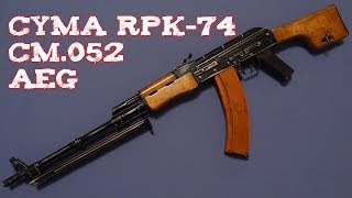 Review CYMA RPK74 CM052 AEG [upl. by Zeke521]