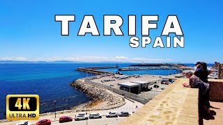 🇪🇦4K TARIFA Spain City Walking Tour May 2023  Cádiz Andalucía [upl. by Ardnoet]