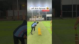 Spinner Yorker  Left Arm Spin Bowling 🤯 shorts cricket turfcricket cricketshorts 🏏 [upl. by Ailam399]