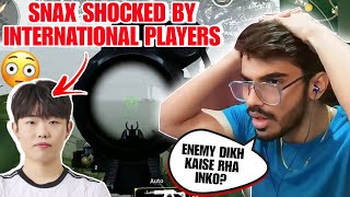 Snax SHOCKED By International Players Gameplay😱 [upl. by Sidell54]