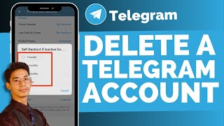 How To Delete A Telegram Account [upl. by Einnos]