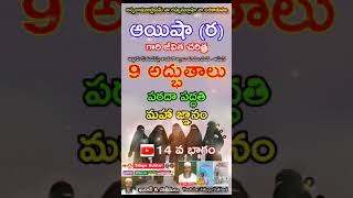 hazrat ayesha razi allah tala anhu biography in telugu 14 Telugu Shorts Viral TeluguBukhari [upl. by Abran]