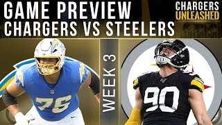 Chargers vs Steelers Week 3 Matchup Preview amp Keys to the Game  Harbaugh vs Tomlin  BATTLE OF WILL [upl. by Aennyl350]