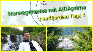 Nordfjordeid Tag 4 von AIDAprima  Norwegen Tour [upl. by Byrann]