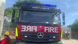 Fire station open day Dagenham ❤️💙❤️💙 [upl. by Eittam]