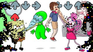 Adventure Time 2 Mini Crewmate vs FNF vs FNAFSB Characters  Among Us vs Friday Night Funkin [upl. by Plafker390]