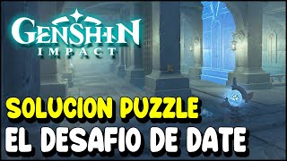 Genshin Impact EL DESAFIO DE DATE Solución Puzzle Hidrología del reino de Byakuya [upl. by Ahsimik]