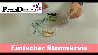 Einfacher Stromkreis  Aufbau [upl. by Elakram]