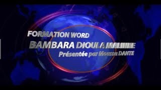 TUTO WORD N°14IMPRESSION PERSONNALISÉE GÉNÉRATEUR DE FAUX TEXTE Bamabara Dioula Malinke BAMANANKAN [upl. by Salita]