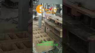 QT4 15 hydraulic block making machine cement brick making machinery shiyue machinery block machine [upl. by Kuehnel863]