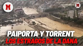 Impresiona verlo desde el aire así han quedado los municipios de Paiporta y Torrent [upl. by Bibby]