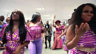 Congolese Wedding Entrance Dance Pierre and Omega [upl. by Attelrahc]