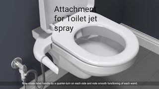 Attachment for Toilet jetspray [upl. by Mata638]