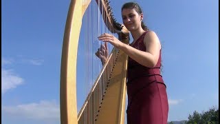 Despacito  Luis Fonsi  Harp cover by Evélina Simon  arpa  harpe [upl. by Ahseid]