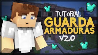 Guarda Armaduras  Armário v20  Redstone Tutorial 66 [upl. by Arica]