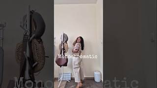 Floral shirt with biege trousers ootd petite grwm petitedress fashion SHEINOFFICIAL zara [upl. by Ivor]