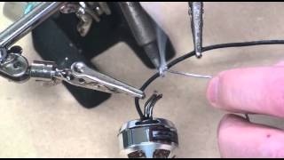 T4 Mini Quadcopter build part 2 motors [upl. by Elvera]