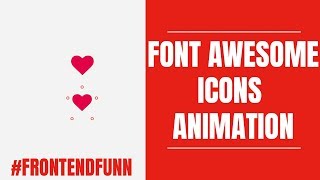 Font Awesome icon Animation [upl. by Angela]