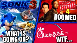 Sonic 3 Trailer Where Is It Rush Hour 4 Doomed Chickfila Streaming Service WTF amp MORE [upl. by Bergerac]