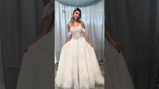 The newest bridal trend BASQUE WAIST WEDDING GOWNS 💍 [upl. by Litt34]