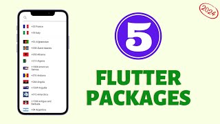 5 Must Know Flutter Packages in 2024 🔥 [upl. by Marilou109]