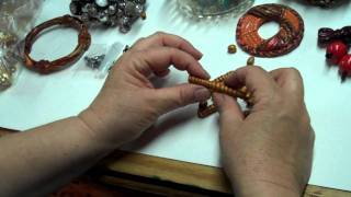 Making Polymer Clay Spiral Beads In the Organic Style by Bsue [upl. by Terrye934]