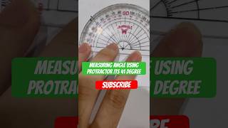 How to measure an angle using protractor [upl. by Jun]