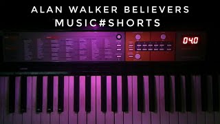 Alan walkers Believers on Keyboard Yamaha PSR F50 by Abhi DharmameherShorts [upl. by Atived]