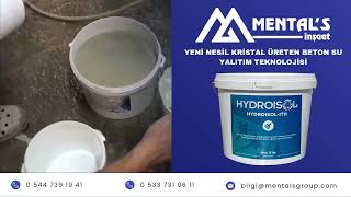 HYDROISOL Sürme Esaslı Beton Su Yalıtım Harcı Uygulaması 002 [upl. by Kirtap994]