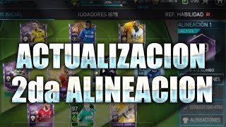 ACTUALIZACION 2da ALINEACION Y MAS  FIFA MOBILE [upl. by Llerrod]