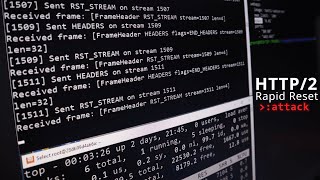 This DDoS Attack 398 million requests per second A demo of HTTP2 Rapid Reset [upl. by Nniuqal]