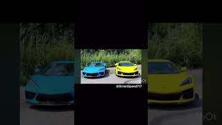 Corvette C8 Z06 vs TwinTurbo Corvette C8 Race Roll Race [upl. by Messing196]