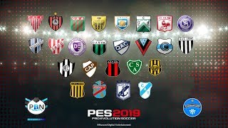 LA B NACIONAL ARGENTINA EN PES 2019 NUEVO OPTION FILE [upl. by Keligot]