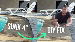 How to Fix a Sunken Sidewalk DIY [upl. by Anirdnaxela]