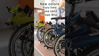 The news colors brompton yuzulime dunesand oceanblue unboxing unboxingvideo bromptonbuddy [upl. by Neille]