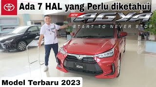 Toyota Agya Tipe G 2023  Model Terbaru  Harga dan Review [upl. by Malchus]