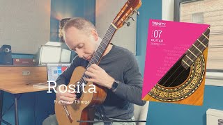 Rosita Francisco Tárrega  Trinity College London Classical Guitar Grade 7 [upl. by Fauman]