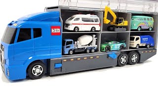 13 Types Cars Tomica ☆ Open Tomica and place it on Okatazuke convoy [upl. by Marmaduke]