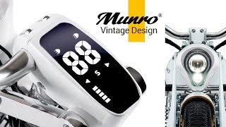 Munro Vintage Electric Bike Design 2019 🔥 ✅ [upl. by Conway]