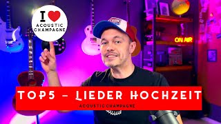 Moderne Lieder  Hochzeit und Trauung  TOP 5 [upl. by Merkley]