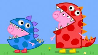 Georges Dinosuar Party 🦕  Peppa Pig Official Full Episodes [upl. by Eirovi]