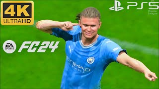 EA FC 24 Erling Haaland Last Minute Goal Celebration [upl. by Queenie]