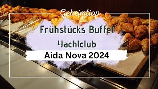 Aidanova  Komplettes Frühstück Buffet Yachtclub  2024  4K  Norwegen [upl. by Olva]