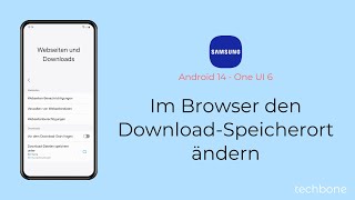 Im Browser den DownloadSpeicherort ändern Samsung Internet [upl. by Aiuqenehs499]